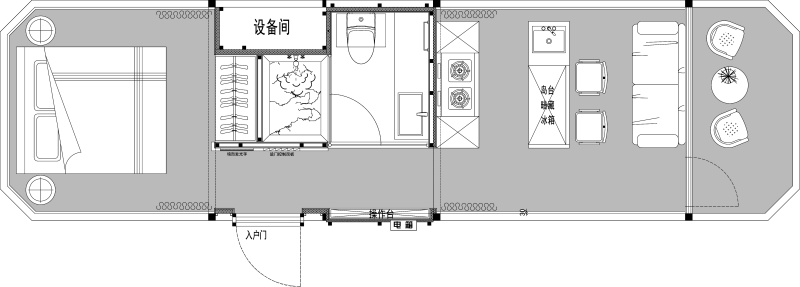 409ft²Aluminum alloy mobile container house