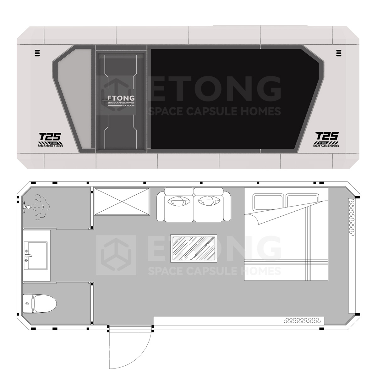 Aluminum alloy mobile house