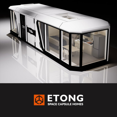 ETONG T40PF 38m² Aluminum alloy mobile container with terrace house