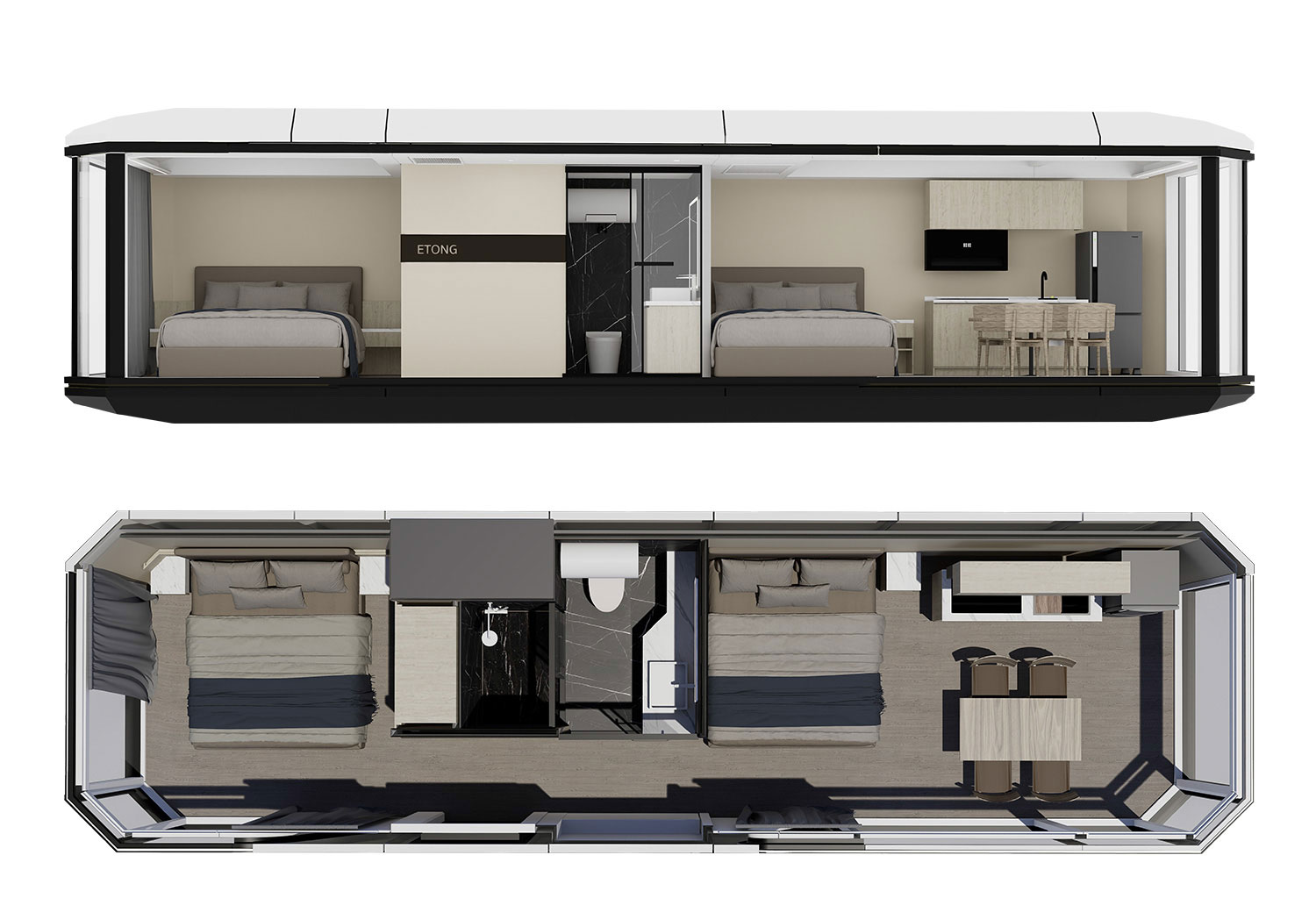 Mobile Homestay Space Capsule